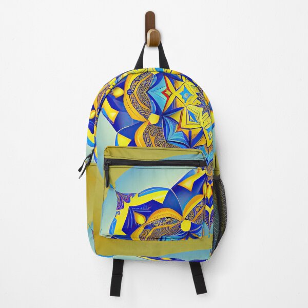 Item preview, Dgf Ukrainian blue and yellow mandala. Yellow background designed and sold by TetianaArt.