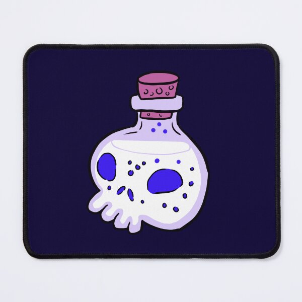 Item preview, Cute skull fantasy magic potions bottles designed and sold by Yarafantasyart.