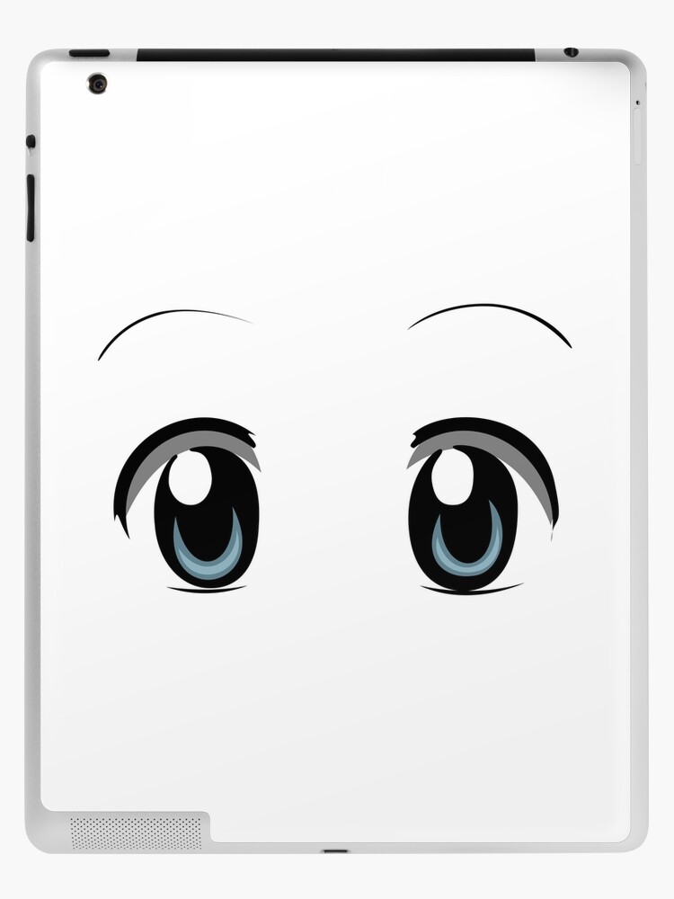 anime girl with scary eyes, t-shirt , phone cases | iPad Case & Skin