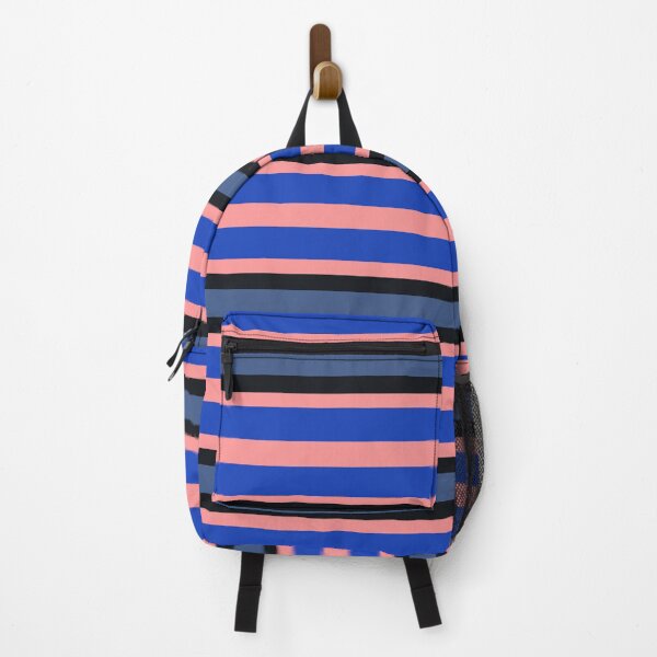 Item preview, Vintage Blue and black Horizontal Stripes designed and sold by S4Graphics.