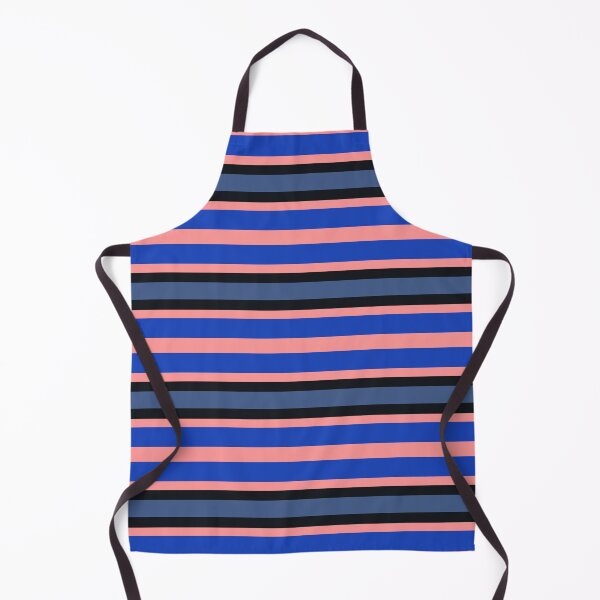 Item preview, Vintage Blue and black Horizontal Stripes designed and sold by S4Graphics.