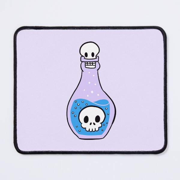 Item preview, Cute skull fantasy magic potions bottles  designed and sold by Yarafantasyart.