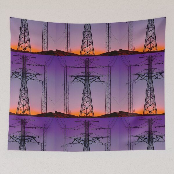 Item preview, Purple Sky Pylons designed and sold by pinkal.