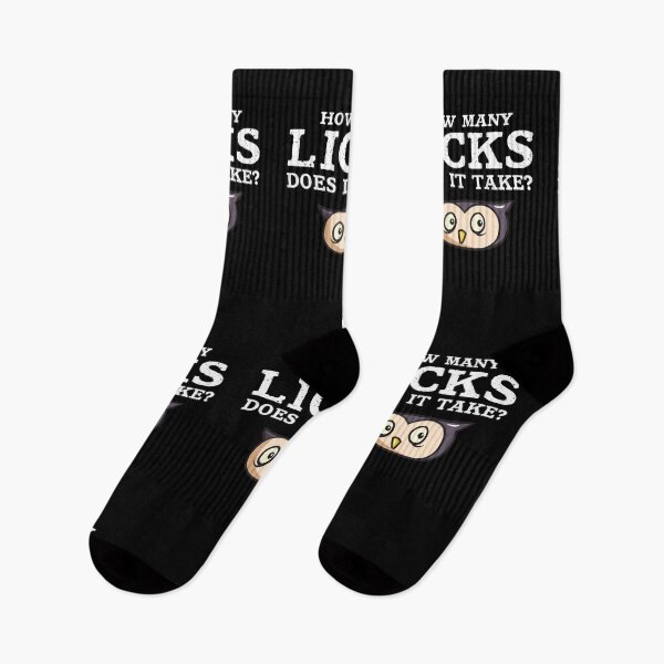 Item preview, How many licks does it take? Typography designed and sold by stripedcarpet.