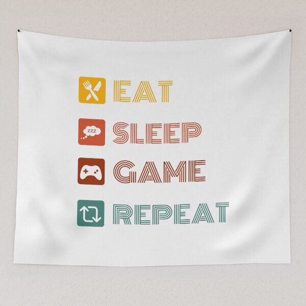 Item preview, eat sleep fix stuff repeat designed and sold by ZAKARIA BOUMAZA.