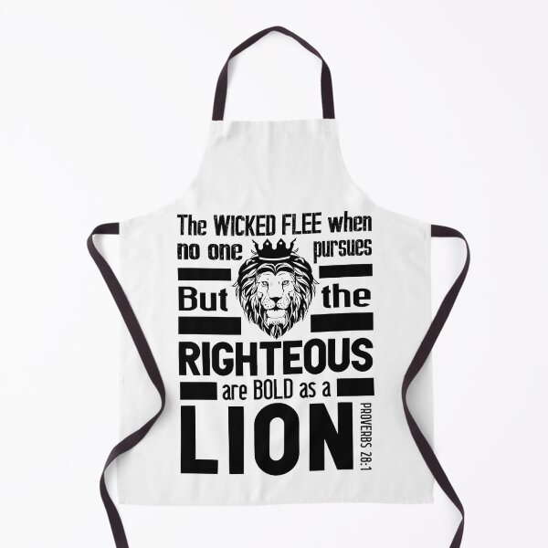 Item preview, Proverbs 28:1 The Righteous Are Bold As A Lion designed and sold by plushism.