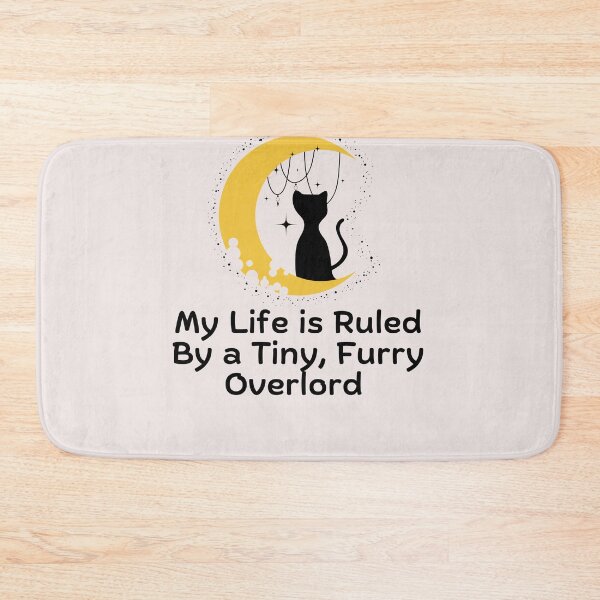 Item preview, Cat in the Moon My Life Is Ruled By a Tiny Furry Overlord  designed and sold by Cheeeeky.