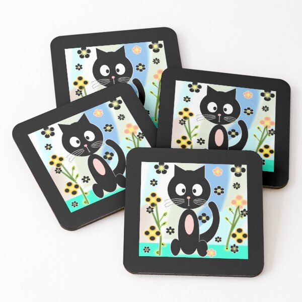 Artikelvorschau, Katzen-Vati-schwarze Katze-Vintage Achtziger-Art-Katze Retro entworfen und verkauft von CocoParadise.