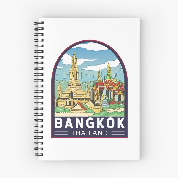 Item preview, Bangkok Thailand Travel Retro Emblem designed and sold by KrisSidDesigns.