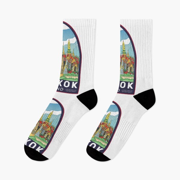 Item preview, Bangkok Thailand Travel Retro Emblem designed and sold by KrisSidDesigns.