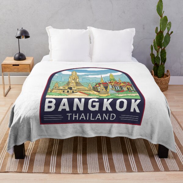 Item preview, Bangkok Thailand Travel Retro Emblem designed and sold by KrisSidDesigns.