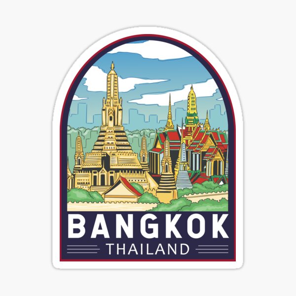 Thailand Scrapbook Stickers