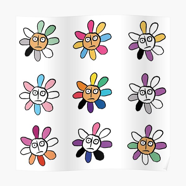 Pride Flower Pattern Is Fabulous Poster