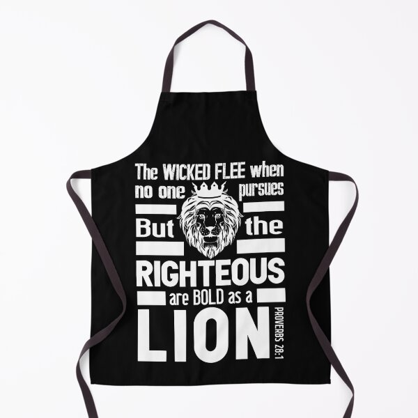 Item preview, Proverbs 28:1 The Righteous Are Bold As A Lion designed and sold by plushism.