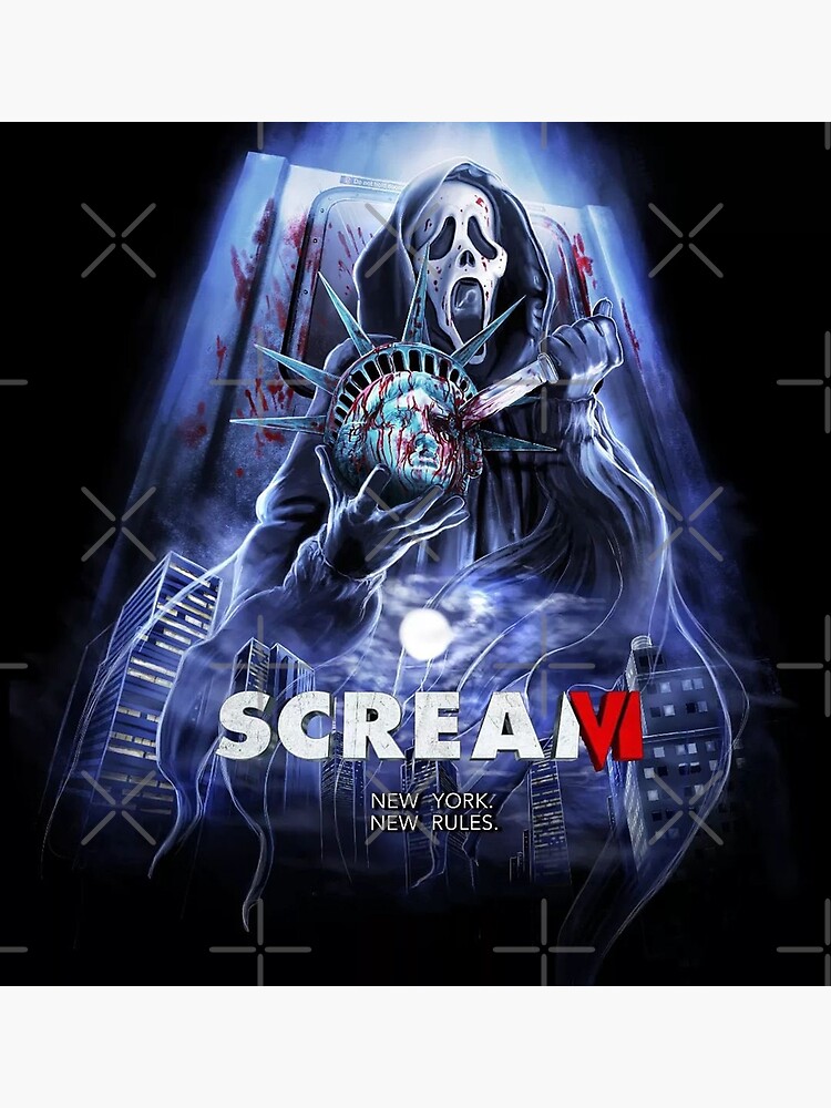 Scream 6 Movie Poster Glossy Quality Paper No Frame Photo Art Print #2 Size  11x17 