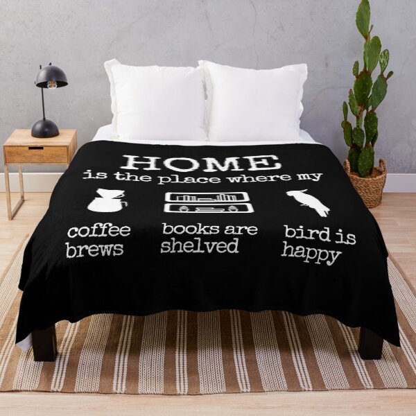 Item preview, home is the place bird coffee books | funny designed and sold by KohMooy.