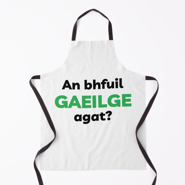 Item preview, An Bhfuil Gaeilge Agat Irish Language Black and Green designed and sold by Irishprints.
