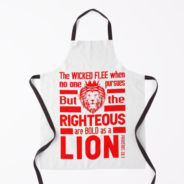 Item preview, Proverbs 28:1 The Righteous Are Bold As A Lion designed and sold by plushism.