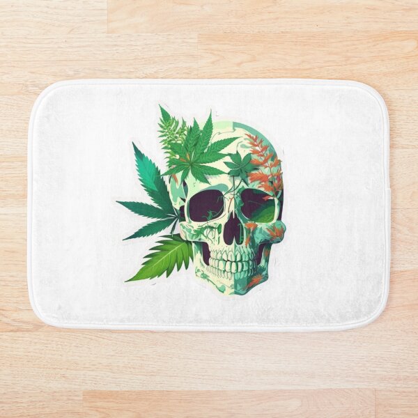 Item preview, Cannabis Skull designed and sold by CombatCreatives.