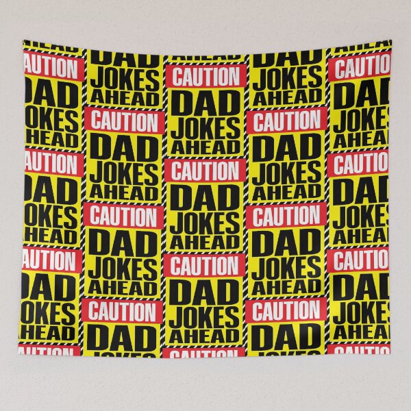 Item preview, Caution Dad Jokes Ahead designed and sold by onetrend.