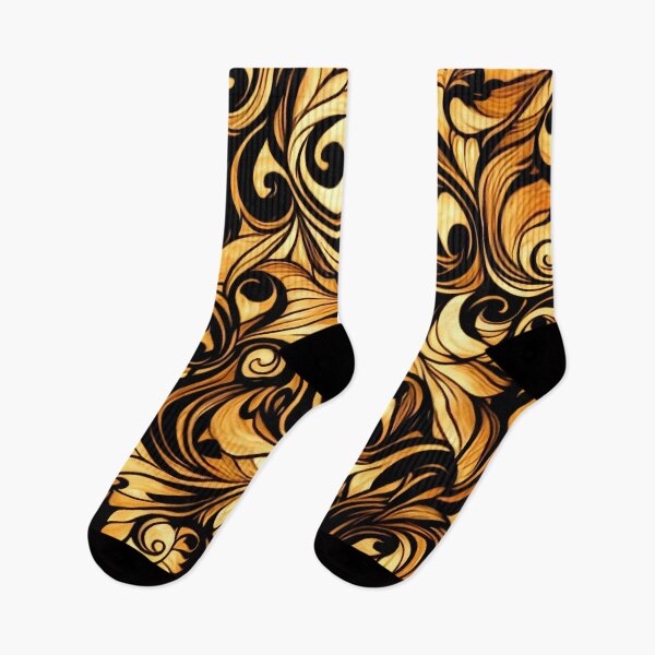 Item preview, Yellow and Black Waves Art designed and sold by Fezoooo.