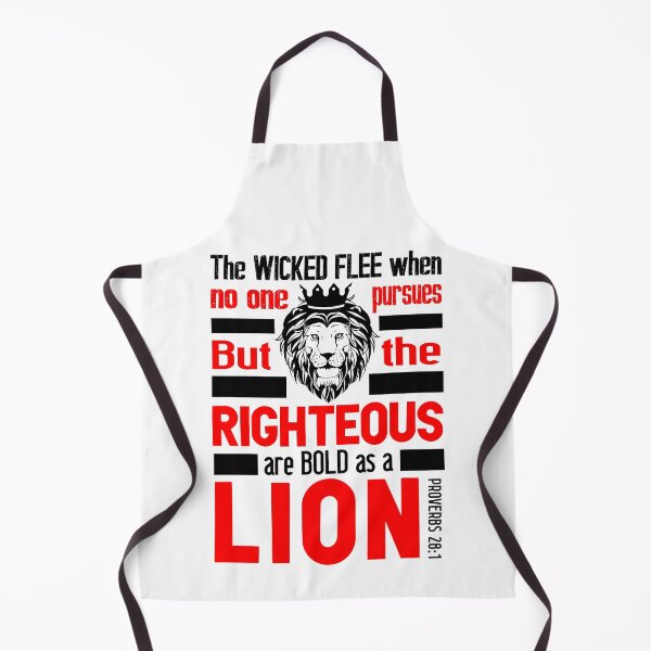 Item preview, Proverbs 28:1 The Righteous Are Bold As A Lion designed and sold by plushism.
