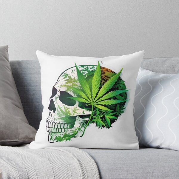 Item preview, Cannabis Skull designed and sold by CombatCreatives.