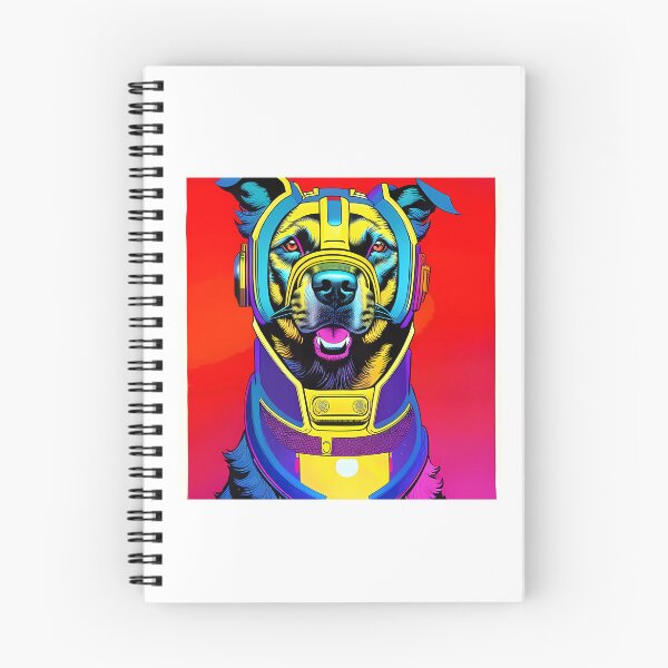 Item preview, Futuristic Space Dog - Mœbius Dog designed and sold by Galactic Fur Baby Federation.