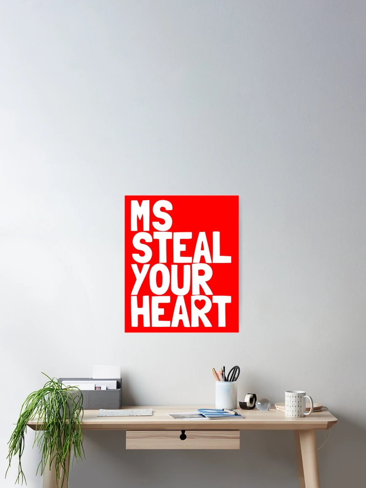 Imagen 2 de 3, Póster con la obra Ms Steal Your Heart Toddler Valentine Outfit Girls Valentine Gear, diseñada y vendida por DynamicDesign.