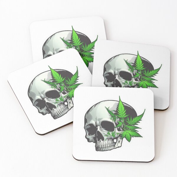 Artikelvorschau, Cannabis Skull entworfen und verkauft von CombatCreatives.