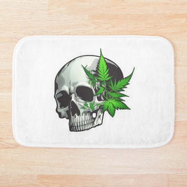 Item preview, Cannabis Skull designed and sold by CombatCreatives.