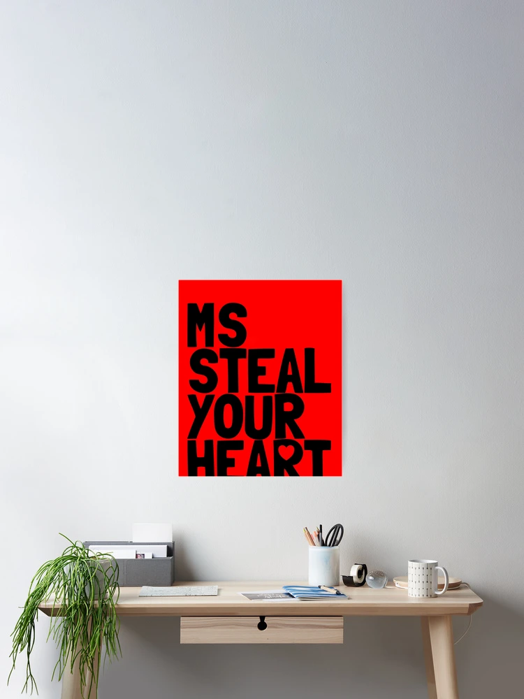 Imagen 2 de 3, Póster con la obra Ms Steal Your Heart Toddler Valentine Outfit Girls Valentine Gear, diseñada y vendida por DynamicDesign.