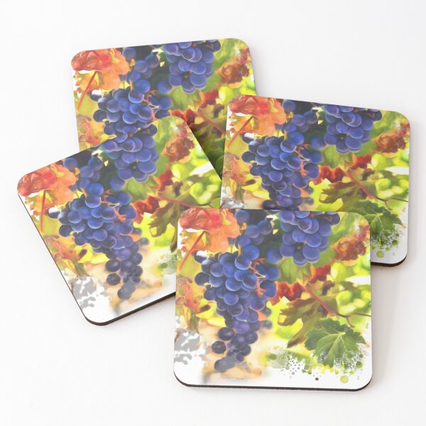 Item preview, Harvest Wine Grapes Artistic Kitchen Art designed and sold by Stephanie Laird.