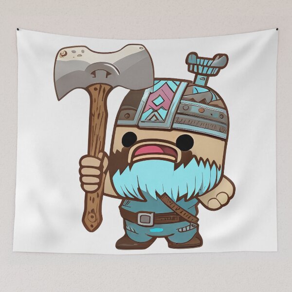 Item preview, Drawf Warrior With A Hammer designed and sold by TaurusDigital.