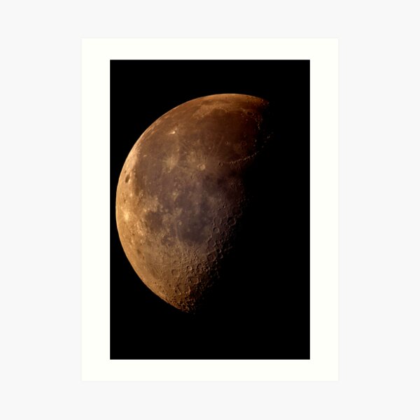 sunday moon Art Print