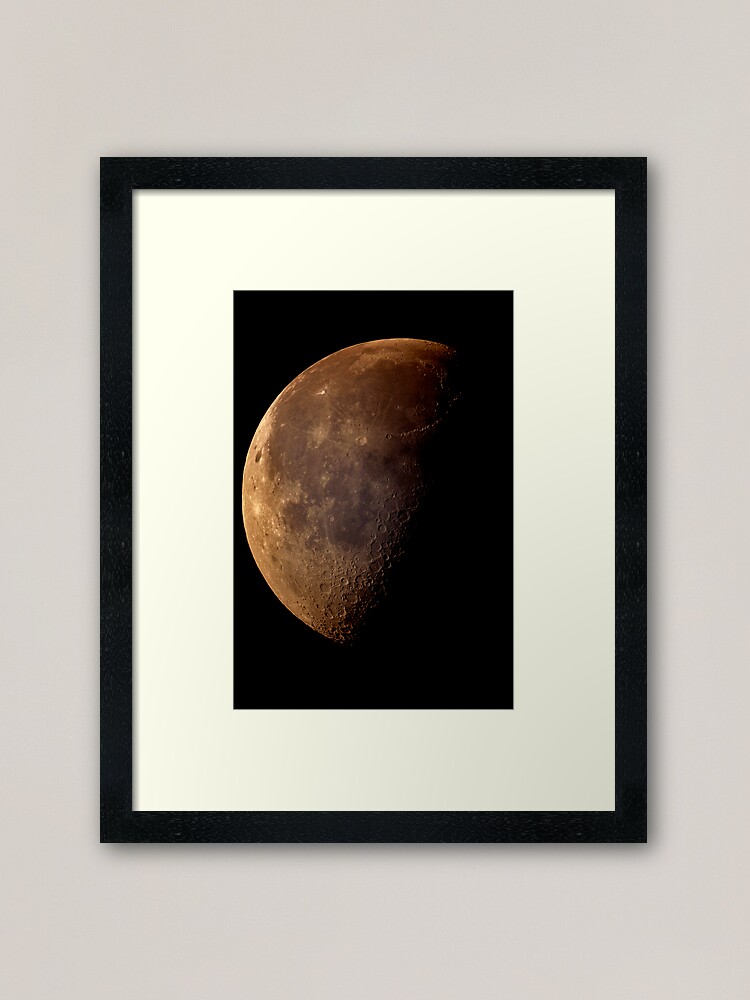 Alternate view of sunday moon Framed Art Print
