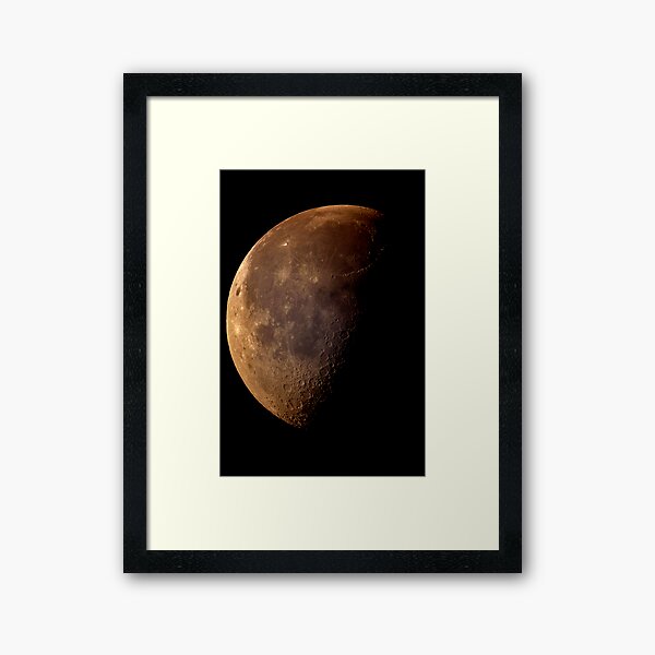 sunday moon Framed Art Print