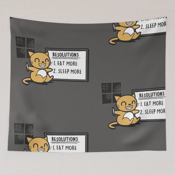 Item preview, Mew Year Resolution designed and sold by BoggsNicolasArt.