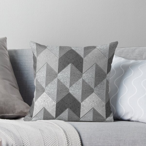 Item preview, Textured grey geometric. designed and sold by marinaklykva.