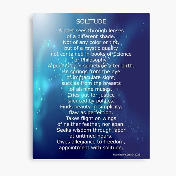 Solitude Metal Print