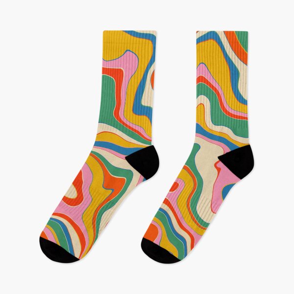 Item preview, Trippy Rainbow Melt Colorful Abstract Pattern designed and sold by kierkegaard.