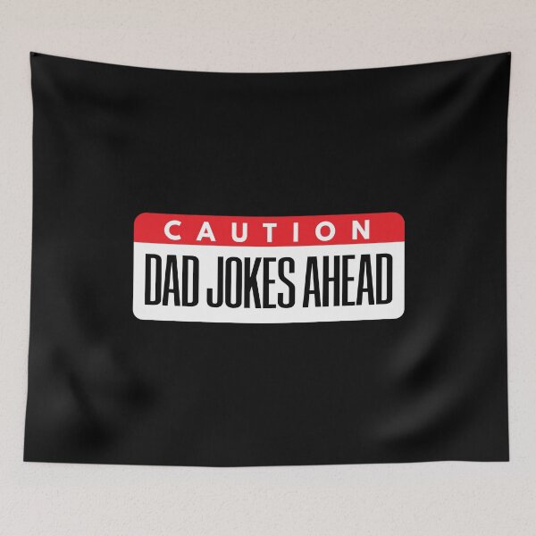 Item preview, Caution Dad Jokes Ahead designed and sold by onetrend.