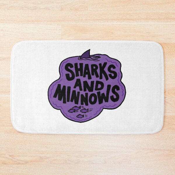 Item preview, Sharks and Minnows Swimming Graphic Purple designed and sold by DavidAlan.