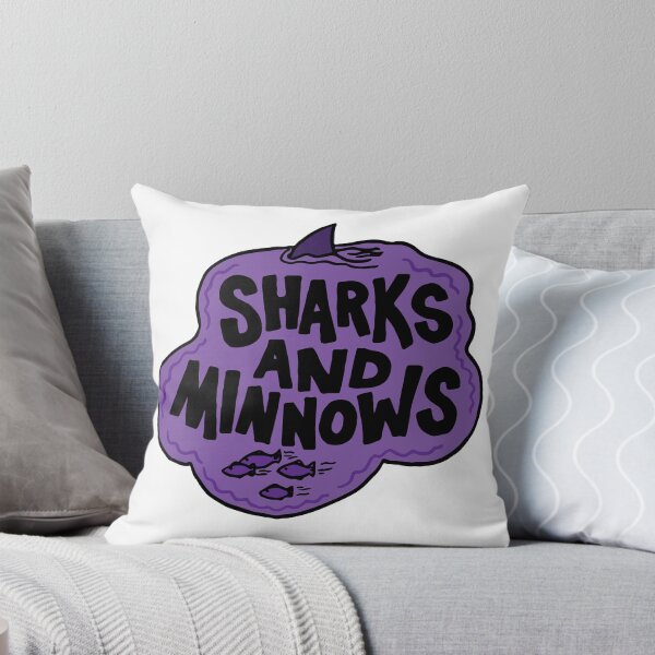 Item preview, Sharks and Minnows Swimming Graphic Purple designed and sold by DavidAlan.