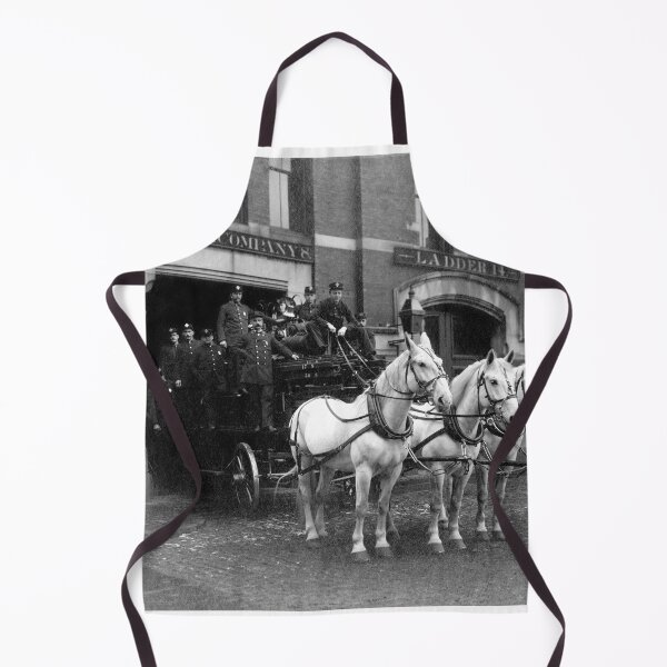 Item preview, C. 1890 Boston Fire Department, Ladder Company 8  designed and sold by retrophotoworks.
