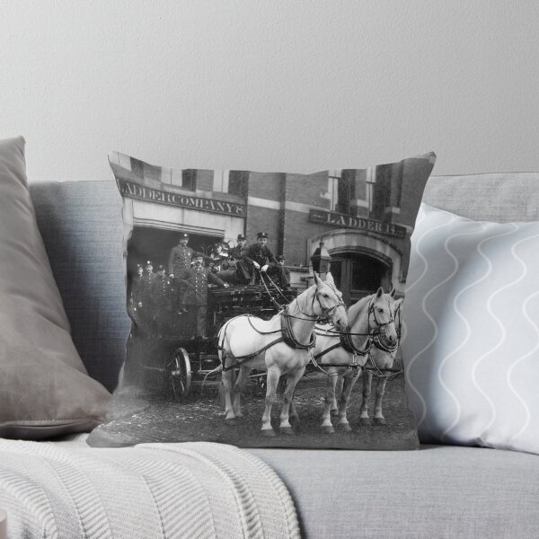 Item preview, C. 1890 Boston Fire Department, Ladder Company 8  designed and sold by retrophotoworks.