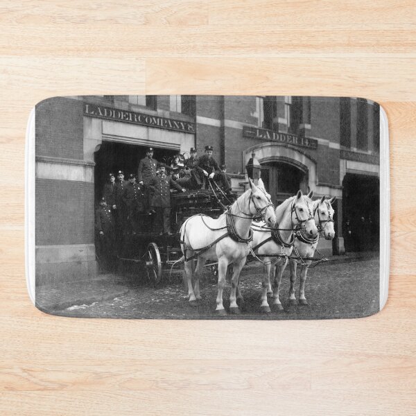 Item preview, C. 1890 Boston Fire Department, Ladder Company 8  designed and sold by retrophotoworks.