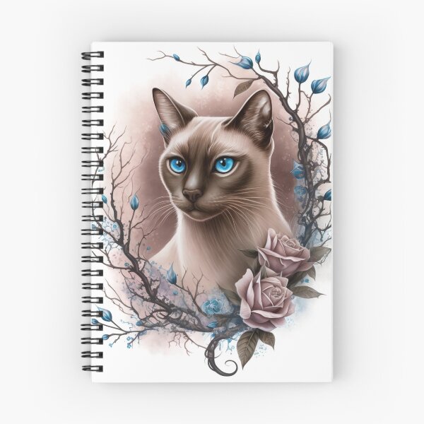 Artikelvorschau, Siamese Portrait entworfen und verkauft von Nocturne  Paws.
