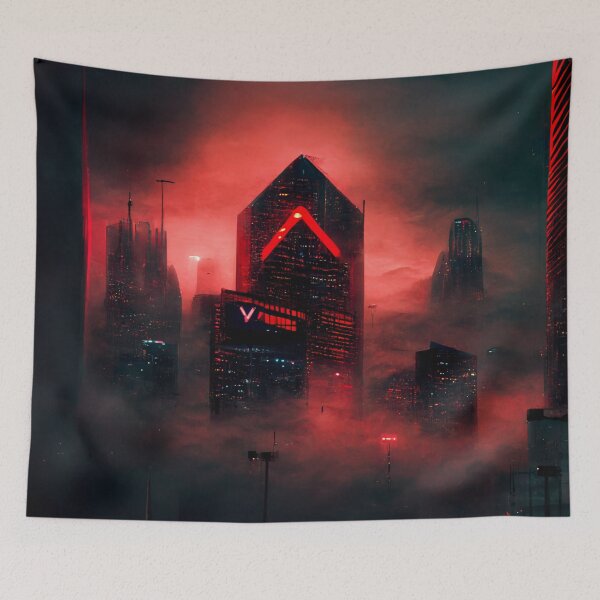 Item preview, futuristic skyscraper designed and sold by LoveyDesign.