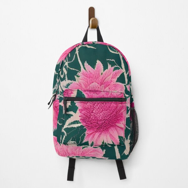 Item preview, Dalias rosas serigrafía estilo pop art vintage designed and sold by patterncrow.